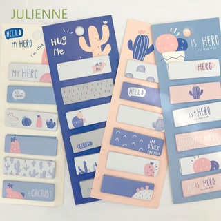 julienne creative memo pad lindo notas adhesivas suministros de oficina de la escuela portátil cactus papelería estudiante bloc de notas (1)