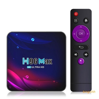 bin h96 4k smart tv box 16/32/64gb tv box bluetooth compatible 4.0 2.4g 5g wifi set top box