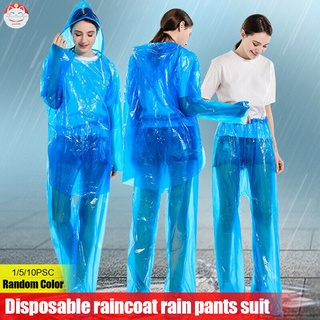 Men Women Waterproof Jackets Hooded Raincoat Rain Coat Poncho Rainwear Outdoor