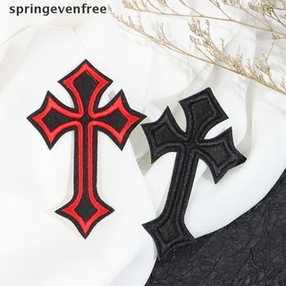 spef 2 pzs parches bordados en cruz para ropa suministros de costura insignias decorativas gratis (8)