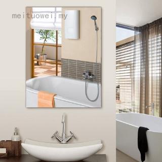 meituowei - pegatinas reflectantes para espejo (50 cm x 200 cm), autoadhesivos, para pared, dormitorio, sala de estar