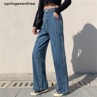 spef mujer jeans cintura alta ropa ancho pierna denim ropa streetwear gratis