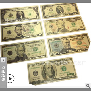 [heavendenotation] USA President 1/2/5/10/20/50/100 Dollar Bill Banknote
