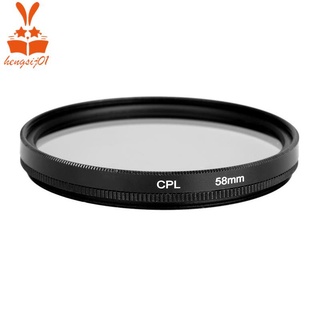 Cpl filtro De vidrio Polarizador Circular Para Canon Nikon