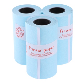 [alg] rollo de papel adhesivo imprimible 3 rollos de papel térmico directo autoadhesivo 57 x 30 mm [adorelovegood] (3)