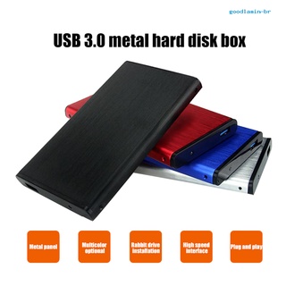 gl portátil usb 3.0 5gbps 2.5 pulgadas sata hdd móvil disco duro caso caja para pc