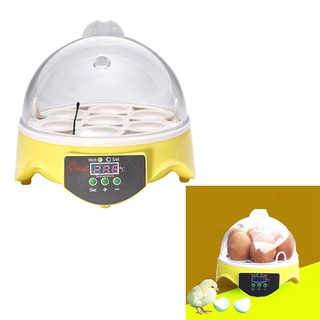 0913d único automático 7 huevos incubadora de giro de pollo hatcher control de temperatura