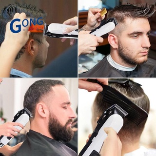 carga rápida trimmer de pelo pantalla lcd máquina de corte de pelo barba trimmer profesional clipper de pelo para hombres enchufe de la ue