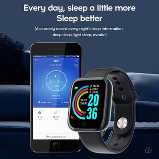 🔥 Promoción Y68 D20 USB Bluetooth Reloj Inteligente Con Monitor De Corazón Smartwatch (9)