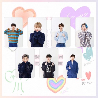7 Unids/Set Kpop BTS Love Myself Postal Lomo Tarjetas Foto Tarjeta Para Fans Colección Papel Multicolor (4)