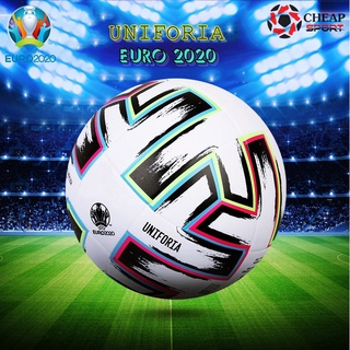 Fútbol de alta calidad talla 5 oficial de fútbol antideslizante cuero PU fútbol Uniforia Euro copa 2020 (bola de fundición de primera clase)