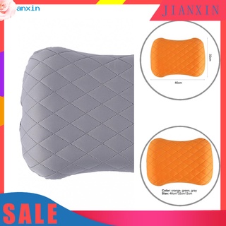jx 3 colores inflable almohada ergonómica cuello lumbar soporte almohada fácil de llevar para el hogar