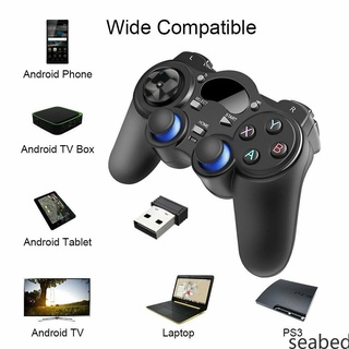 Control inalámbrico De 2.4ghz Joystick dual Gamepad Gamepad Para Ps3 Pc caja De Tv seabed