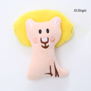 Smm pet Molar juguete de dibujos animados de animales de diseño con Catnip de felpa resistente a mordeduras de juguete para gatito (7)