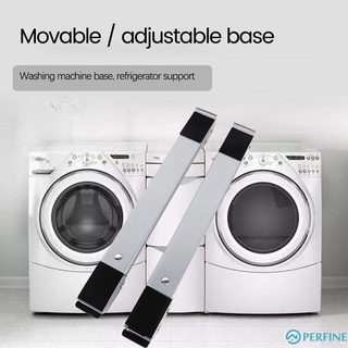 Soporte universal para lavadora, base ajustable para refrigerador, modelo de actualización móvil, 24 ruedas secador soporte móvil perfine
