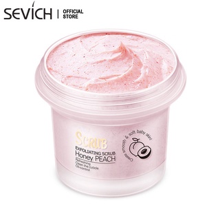 SEVICH Peach Scrub Gentle Moisturizing Exfoliating Cleansing Pore Body Lotion 100g (1)
