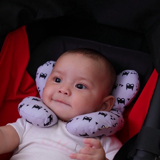almohada de viaje para bebé, almohada de apoyo para la cabeza y el cuello para el asiento de coche, cochecito, para bebé de 0 a 1 años