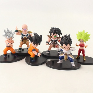 6 Unids/Set Anime Dragon Ball Z Figura Son Goku Vegeta IV Nappa Raditz De Acción Juguetes Para Niños Muñeca (7)