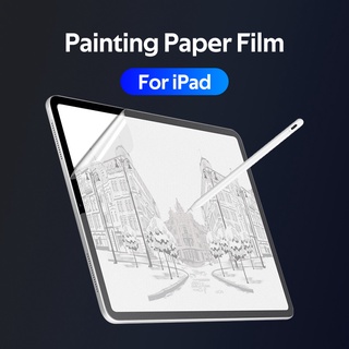 papel como apple ipad 9.7 air 2 3 4 10.5 10.9 2020 pro 11 10.2 7a generación protector de pantalla mate pet pintura escribir