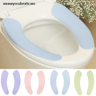 eseayoubrztcwc funda suave cómoda de fibra artificial lavable para asiento de inodoro cl