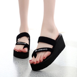 [sunnydream]sandalia Casual para mujer/zapatos de punta abierta para playa al aire libre/zapatillas de tacón alto (1)
