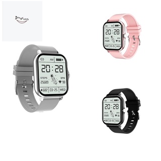 Pulgadas reloj inteligente hombres mujeres Bluetooth llamada deporte Monitor de ritmo cardíaco Smartwatch personalizar los relojes de papel pintado (Sier)