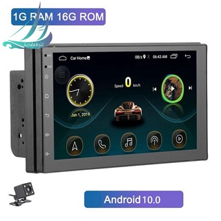 2din android 10.0 universal coche multimedia reproductor mp5 gps navegación 7 pulgadas hd pantalla de contacto coche estéreo radio