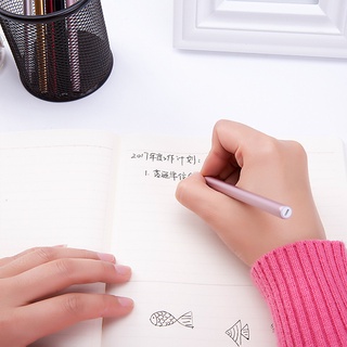 [ninkan] 0.5 mm metálico sentir estudiante escritura dibujo firma tinta gel pluma papelería regalo (2)