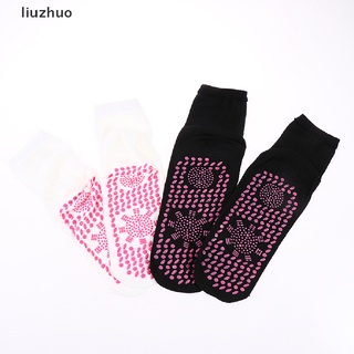[LiuZhuo] 1Pairs Self-heating Socks Men Women Non-slip Dots Foot Massage Therapy Socks hot