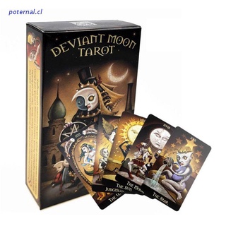 POT Full English Deviant Moon Tarot 78 Cards Deck Oracle Playing Card Family Party Board Game
