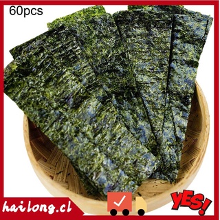 hl 60pcs suave suave deliciosa algas asadas con textura crujiente condimento