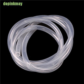 dopinkmay - tubo de silicona translúcido transparente (1 m, grado alimenticio, no tóxico, leche, leche, goma suave) (5)