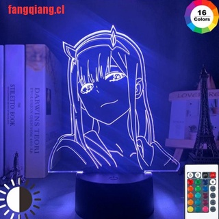 [fangqiang] lámpara de noche Anime 3d Zero de dos figuras para niños adultos y niñas B (1)
