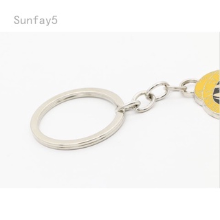 Sunfay5 One Piece Key Chain Stainless Steel KeyChain Ring Keyring Luffy Sanji Chopper