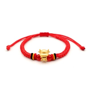 hom Unisex Cute Lucky Cow Adjustable Braided Bracelet Handmade Weaven Knots Rope Chain Bangles Jewelry Gifts (8)