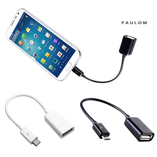 [Paulom] USB 2.0 A Female to Micro B Male Converter OTG Adapter Cable for Samsung HTC