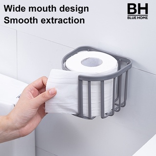 [bluehome] Estante rectangular de plástico para baño, buena ventilación, papel higiénico, estante de ducha, accesorios de cocina (1)
