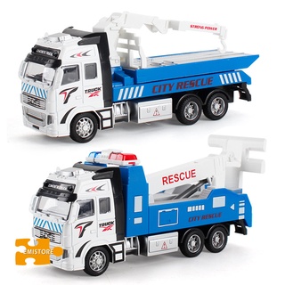 emistore niños camión de bomberos ciudad rescate ingeniería tire hacia atrás aleación coche colección juguete (3)