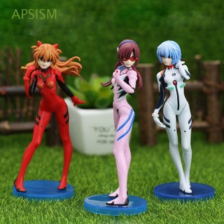 APSISM Regalo Anime Modelo Figura De Acción Eva Ayanami Rei Gasha Neón Eangelion Juguetes Lindo Animación Periféricos Decoración De PVC Muñeca