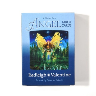 rs 78pcs angel tarot cartas baraja y guía completo inglés juego de cartas de mesa (3)