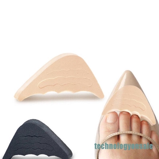 ❤Technologyonsale❤ 1 par de tacón alto medio antepié inserto del dedo del pie del pie del pie zapatos dedo del pie relleno delantero antideslizante