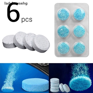 Ladyhousehg 6pcs Car Windscreen Window Cleaner Effervescent Tablets Wash Tab Glass Hot Sell