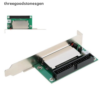 [threegoodstonesgen] 40 pines ide a tarjeta flash compacta cf convertidor adaptador pci soporte panel trasero (7)