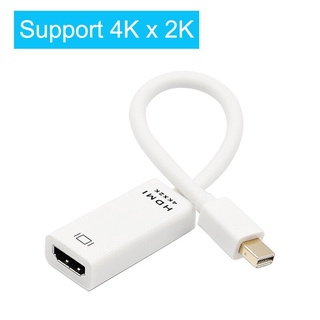 Mini Displayport a HDMI cable soporta proyector de TV 4K DP 1.4 puerto de pantalla convertidor para Apple Macbook Air Pro