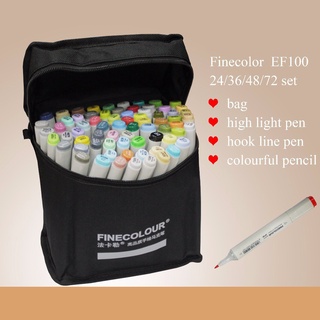 Finecolour - marcador profesional de doble punta para bocetos (240 colores, con bolsa)