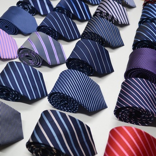 8 cm de los hombres de seda tejida de negocios de la moda de la corbata de la corbata de la boda lazos azul negro rojo corbata rayas pajarita ropa de cuello (1)