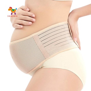cinturón de soporte de maternidad transpirable embarazo vientre banda abdominal aglutinante ajustable espalda/peic apoyo- l (1)