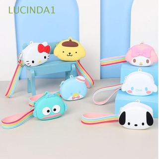 LUCINDA1 Fashion Wallet Portable Keyring Keychain Coin Purse Purse Clutch New Design Lovely Zipper Small Change Wallet Coin Bag
