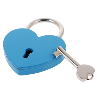 candado en forma de corazón con llave de equipaje diario caja cerradura