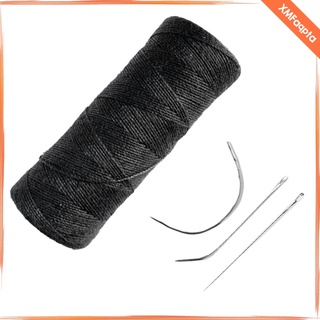1pc Strong Hair Track Weft Weave Sew Thread & Needle \\\"J+I+C\\\" Clip-in Black (7)